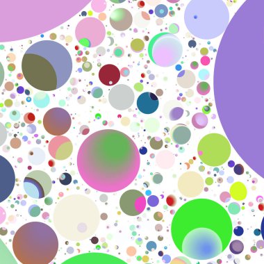 Daire saydam arka plan - eğilim seamless modeli.