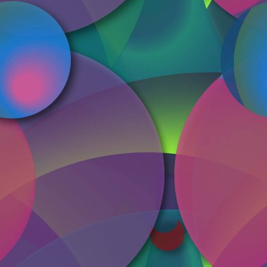 Daire saydam arka plan - eğilim seamless modeli.