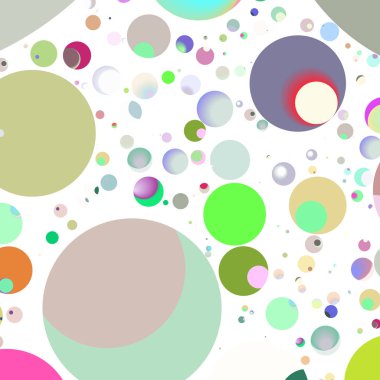 Daire saydam arka plan - eğilim seamless modeli.