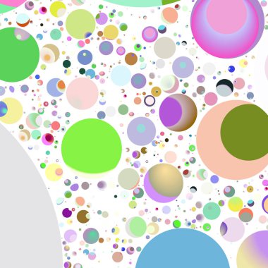 Daire saydam arka plan - eğilim seamless modeli.