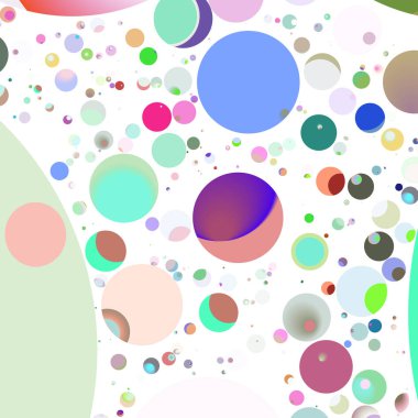 Daire saydam arka plan - eğilim seamless modeli.