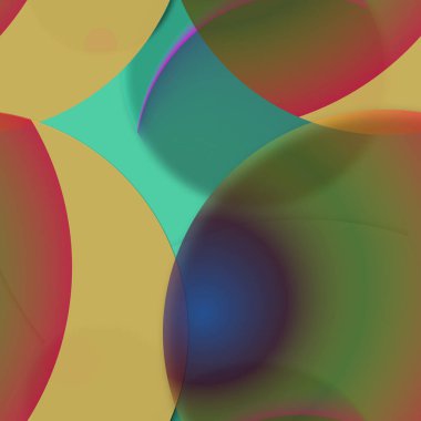 Daire saydam arka plan - eğilim seamless modeli.