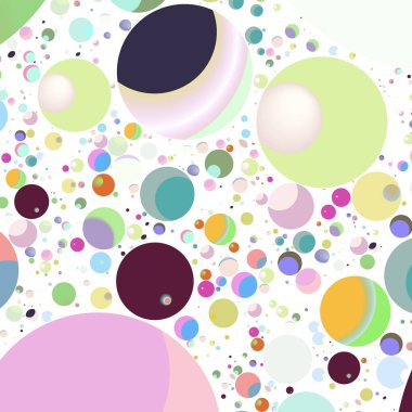 Daire saydam arka plan - eğilim seamless modeli.