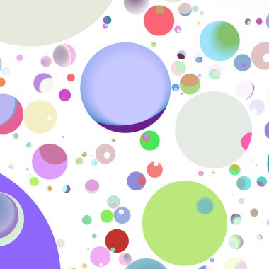 Daire saydam arka plan - eğilim seamless modeli.