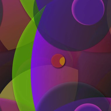 Daire saydam arka plan - eğilim seamless modeli.