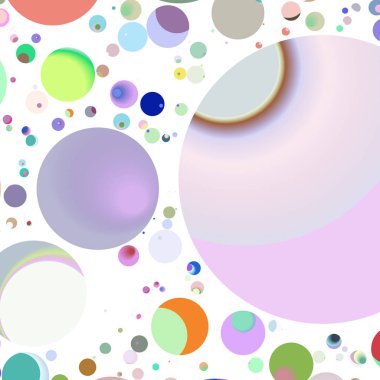 Daire saydam arka plan - eğilim seamless modeli.