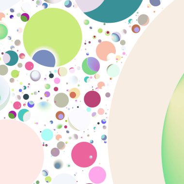 Daire saydam arka plan - eğilim seamless modeli.