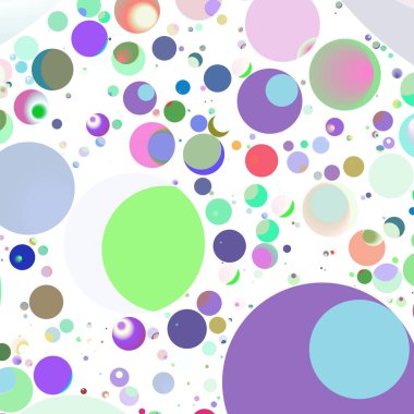 Daire saydam arka plan - eğilim seamless modeli.