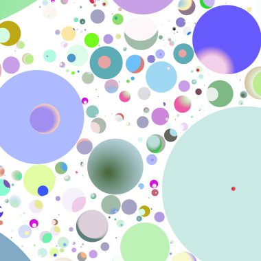 Daire saydam arka plan - eğilim seamless modeli.