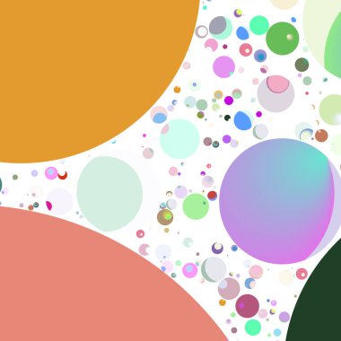 Daire saydam arka plan - eğilim seamless modeli.