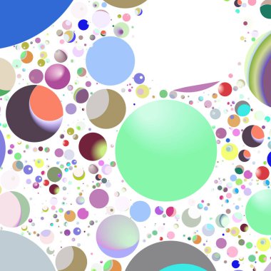 Daire saydam arka plan - eğilim seamless modeli.