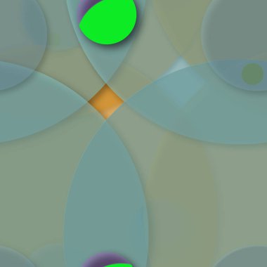 Daire saydam arka plan - eğilim seamless modeli.