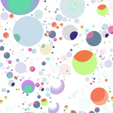 Daire saydam arka plan - eğilim seamless modeli.