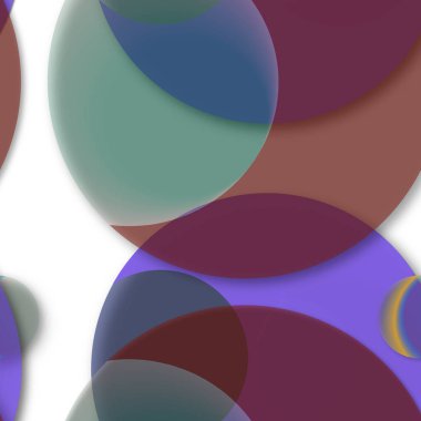 Daire saydam arka plan - eğilim seamless modeli.