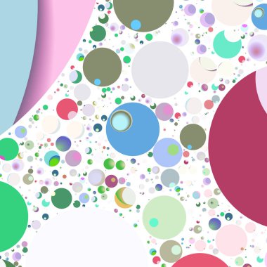 Daire saydam arka plan - eğilim seamless modeli.