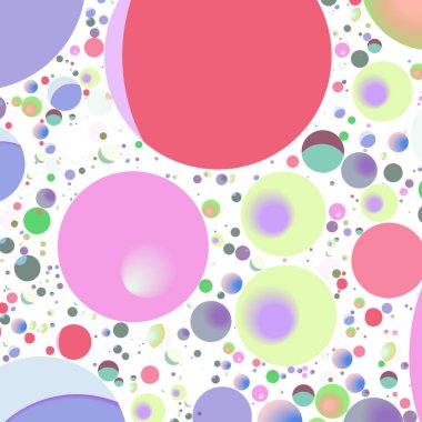 Daire saydam arka plan - eğilim seamless modeli.