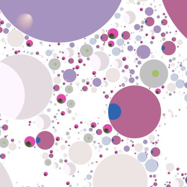 Daire saydam arka plan - eğilim seamless modeli.