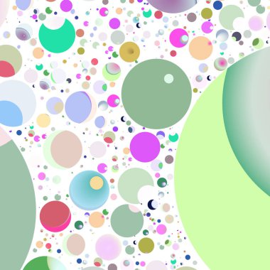 Daire saydam arka plan - eğilim seamless modeli.