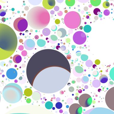 Daire saydam arka plan - eğilim seamless modeli.