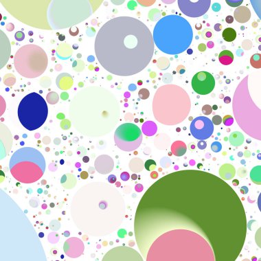 Daire saydam arka plan - eğilim seamless modeli.