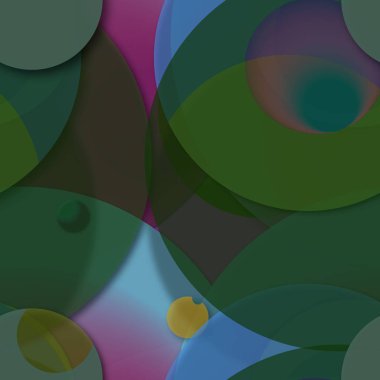 Daire saydam arka plan - eğilim seamless modeli.