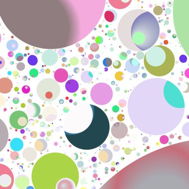 Daire saydam arka plan - eğilim seamless modeli.