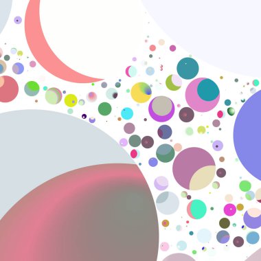 Daire saydam arka plan - eğilim seamless modeli.