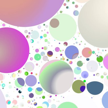 Daire saydam arka plan - eğilim seamless modeli.