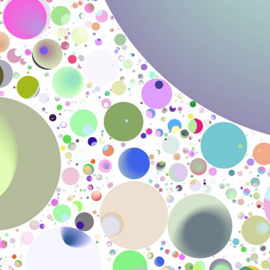 Daire saydam arka plan - eğilim seamless modeli.