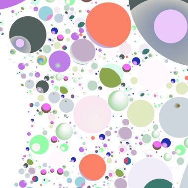 Daire saydam arka plan - eğilim seamless modeli.