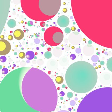 Daire saydam arka plan - eğilim seamless modeli.