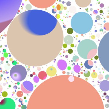 Daire saydam arka plan - eğilim seamless modeli.