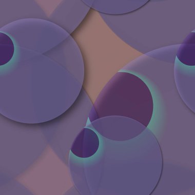 Daire saydam arka plan - eğilim seamless modeli.