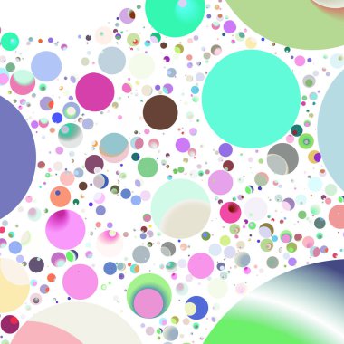 Daire saydam arka plan - eğilim seamless modeli.