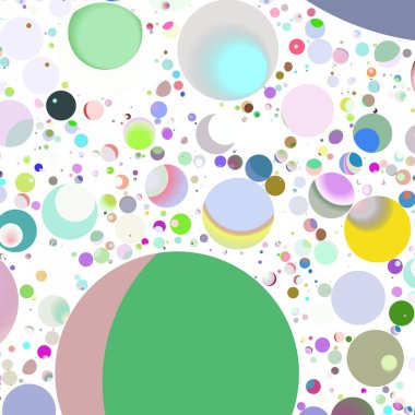 Daire saydam arka plan - eğilim seamless modeli.