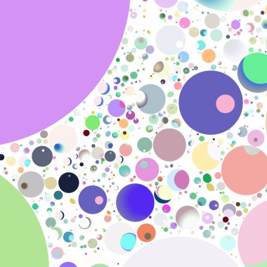 Daire saydam arka plan - eğilim seamless modeli.