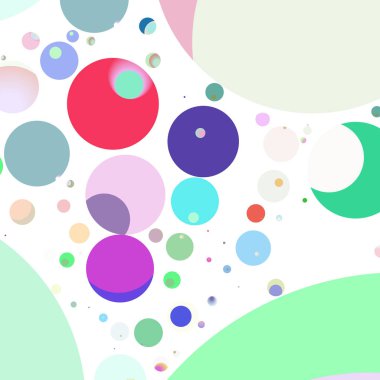 Daire saydam arka plan - eğilim seamless modeli.