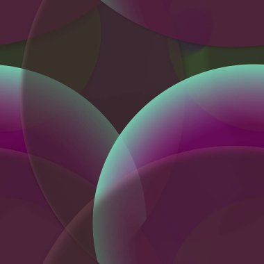 Daire saydam arka plan - eğilim seamless modeli.