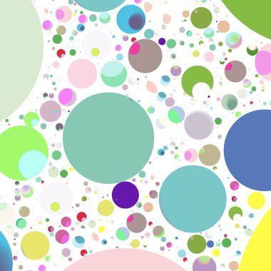 Daire saydam arka plan - eğilim seamless modeli.