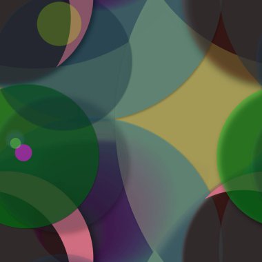 Daire saydam arka plan - eğilim seamless modeli.