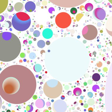 Daire saydam arka plan - eğilim seamless modeli.