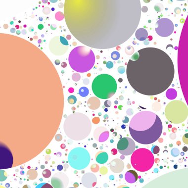 Daire saydam arka plan - eğilim seamless modeli.