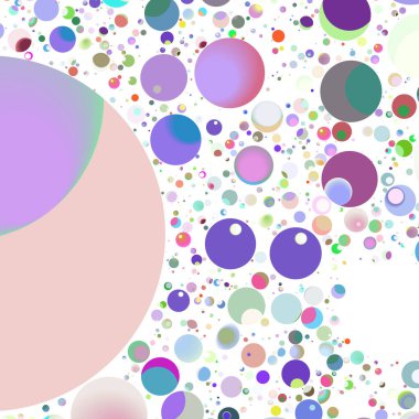 Daire saydam arka plan - eğilim seamless modeli.