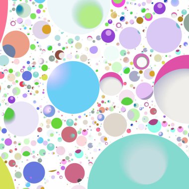 Daire saydam arka plan - eğilim seamless modeli.