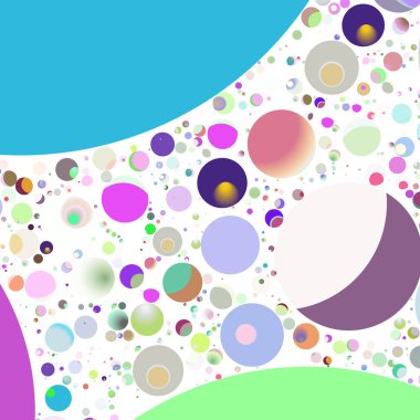 Daire saydam arka plan - eğilim seamless modeli.