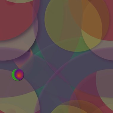 Daire saydam arka plan - eğilim seamless modeli.