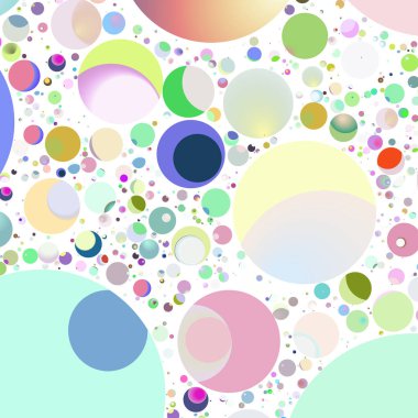 Daire saydam arka plan - eğilim seamless modeli.