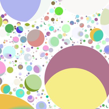 Daire saydam arka plan - eğilim seamless modeli.