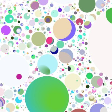 Daire saydam arka plan - eğilim seamless modeli.