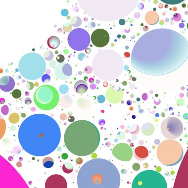 Daire saydam arka plan - eğilim seamless modeli.